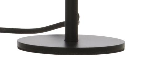 Aneta Lighting MOLEKYL bordlampe 1-lys, svart/røk (7041661265585)