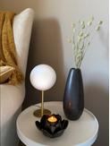 Aneta Lighting MOLEKYL bordlampe 1-lys, matt messing/ hvit (7041661266421)