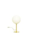 Aneta Lighting MOLEKYL bordlampe 1-lys, matt messing/ hvit (7041661266421)