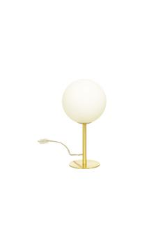 Aneta Lighting MOLEKYL bordlampe 1-lys, matt messing/ hvit (7041661266421)