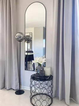 Aneta Lighting MOLEKYL gulvlampe,  svart/ sotet,  E14 (7041661271067)