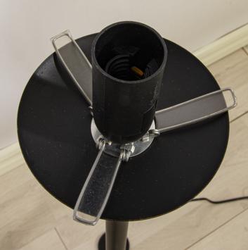 Aneta Lighting MOLEKYL gulvlampe,  svart/ sotet,  E14 (7041661271067)