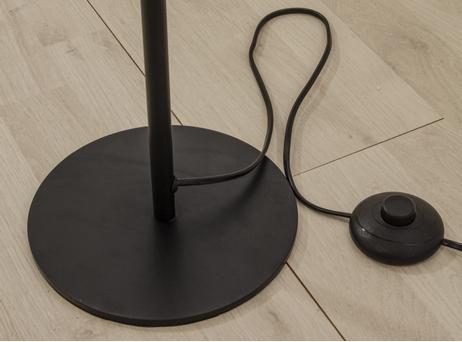 Aneta Lighting MOLEKYL gulvlampe,  svart/ sotet,  E14 (7041661271067)