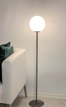 Aneta Lighting MOLEKYL gulvlampe,  tenn/ hvit,  E14 (7041661271081)