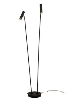 Aneta Lighting ARTIC gulvlampe 2-lys, svart, LED