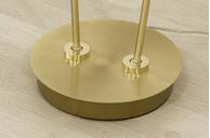 Aneta Lighting ARTIC gulvlampe 2-lys, matt messing, LED (7041661271463)
