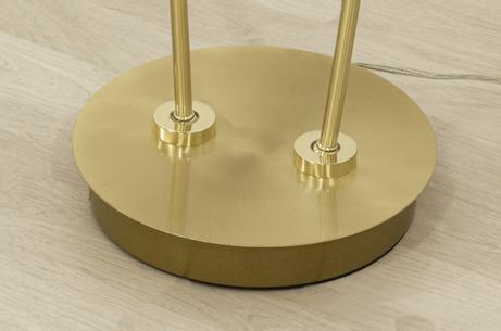 Aneta Lighting ARTIC gulvlampe 2-lys, matt messing, LED (7041661271463)