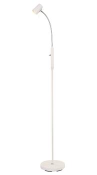 Aneta Lighting PILOT golvlampe,  hvit/ krom,  50W GU10 (7041661255050)