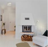 Aneta Lighting PILOT golvlampe,  hvit/ krom,  50W GU10 (7041661255050)