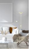 Aneta Lighting NICE gulvuplight,  hvit, LED, dimmers (7041661271449)