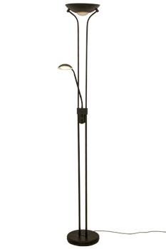 Aneta Lighting NICE gulvuplight,  svart, LED,  dimmers (7041661271456)