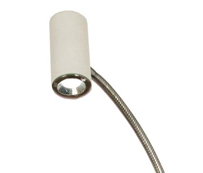 Aneta Lighting GUSTO golvlampe,  hvit/ krom,  5W LED (7041661259331)