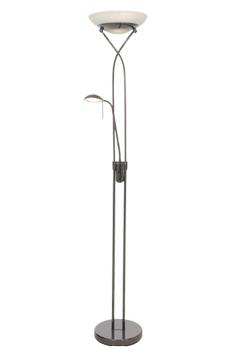 Aneta Lighting CANNES gulvuplight,  svartkrom,  LED, dimmers (7041661260115)