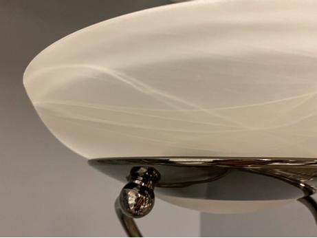Aneta Lighting CANNES gulvuplight,  svartkrom,  LED, dimmers (7041661260115)