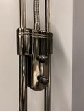Aneta Lighting CANNES gulvuplight,  svartkrom,  LED, dimmers (7041661260115)
