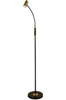 Aneta Lighting GUSTO golvlampa. svart/mässing, 5W LED