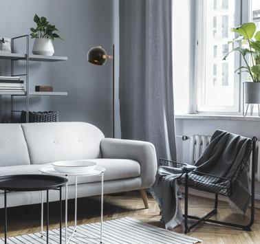 Aneta Lighting BOW golvlampe,  1-arm, svart, GU10 (7041661263192)