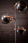 Aneta Lighting BOW golvlampe,  3-arm, svart, 3 x GU10 (7041661263215)