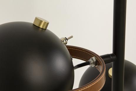 Aneta Lighting BOW golvlampe,  3-arm, svart, 3 x GU10 (7041661263215)