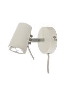 Aneta Lighting PILOT 1-SPOT vegg, hvit, GU10