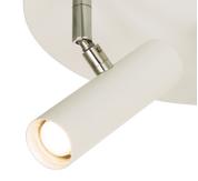 Aneta Lighting ARTIC takspot rund 3-lys, hvit, 3 x 6W LED (7041661267855)