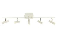 Aneta Lighting ARTIC takspot rett 5-lys, hvit, 5 x 6W LED (7041661267947)