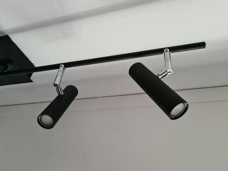 Aneta Lighting ARTIC takspot rett 5-lys, svart, 5 x 6W LED (7041661267954)