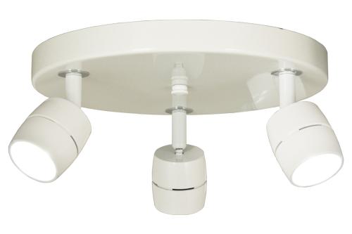 Aneta Lighting LUMI 3-SPOT plate, hvit, 3 x 5W LED (7041661257993)