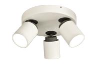 Aneta Lighting ROLLO 3-SPOT plate, hvit/grå, 3 x GU10 (7041661258228)