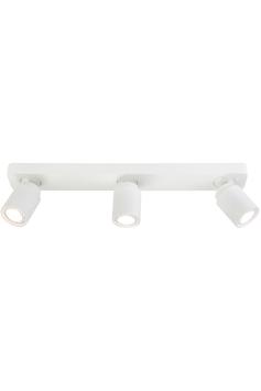 Aneta Lighting ROLLO takspot 3-lys rak, matt hvit, GU10 (7041661265875)
