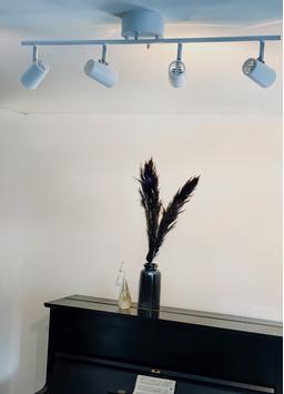 Aneta Lighting PILOT 4-SPOT skinne, hvit, 4 x GU10 (7041661258419)