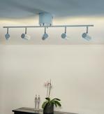 Aneta Lighting GUSTO 5-SPOT skinne, hvit, 5 x 5W LED (7041661258495)