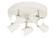Aneta Lighting PILOT 5-SPOT plate, hvit, 5 x GU10 (7041661261372)