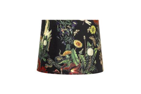 Aneta Lighting ISAK skjerm 26cm, "Wild garden" fløyel, E27 ring, justerbar opp/ned (7041661268692)