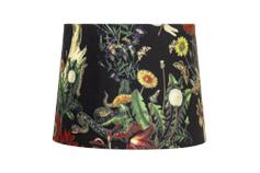 Aneta Lighting ISAK skjerm 30cm, "Wild garden" fløyel, E27 ring, justerbar opp/ned