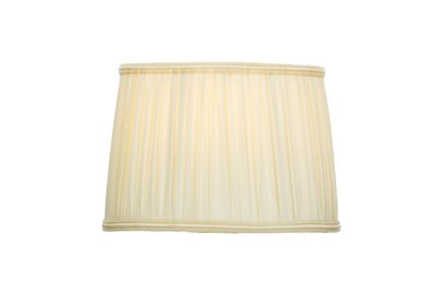 Aneta Lighting FILIP skjerm, 20cm, beige plissert, oval (7041661264335)