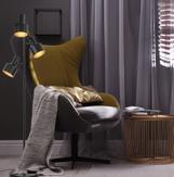 Aneta Lighting FERDINAND gulvlampe,  svart, 3 x E27 (7041661274273)
