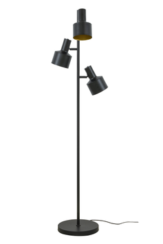 Aneta Lighting FERDINAND gulvlampe,  svart, 3 x E27 (7041661274273)