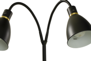 Aneta Lighting IDRE gulvlampe 2-lys, svart, 2xE27 (7041661274723)
