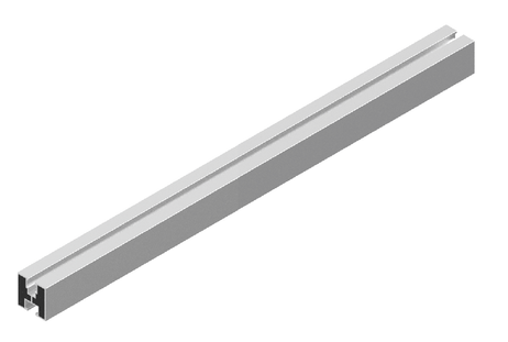 Baks Monteringsskinne 2100x40mm Alu (894621)
