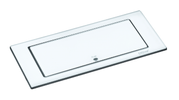 EVOLINE BackFlip frostet hvitt glass - 2x stikk 1x USB-C lader (1504386)