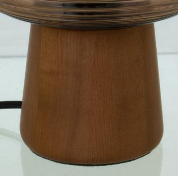 Aneta Lighting AURA bordlampe,  brunbeis/ brun,  E27 (7041661273771)