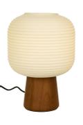 Aneta Lighting AURA bordlampe, brunbeis/hvit, E27