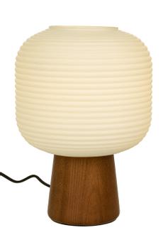Aneta Lighting AURA bordlampe, brunbeis/hvit, E27
