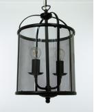 Aneta Lighting BUDGIE taklampe, 23 cm, svart/ sotet,  2 x E14 (7041661274532)