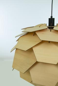 Aneta Lighting CARPATICA pendant lamp Ø60, natural, E27 (7041661274143)