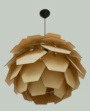 Aneta Lighting CARPATICA pendant lamp Ø60, natural, E27 (7041661274143)