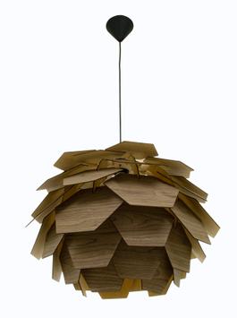 Aneta Lighting CARPATICA taklampa Ø60, brun fanér, E27 (7041661274136)