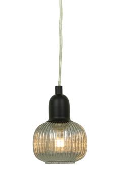 Aneta Lighting ELIN vinduspendel,  svart/ sotet,  G9, 4 m ledning, støpsel for vegguttak (7041661273849)