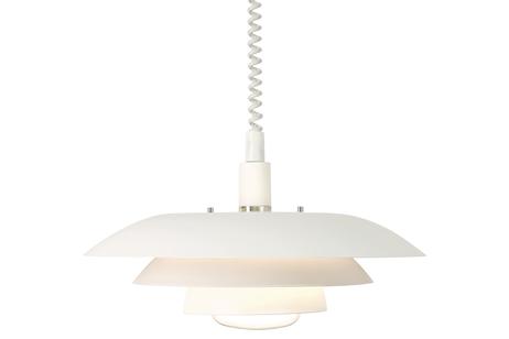 Aneta Lighting EPSILON taklampe med heis, hvit, E27